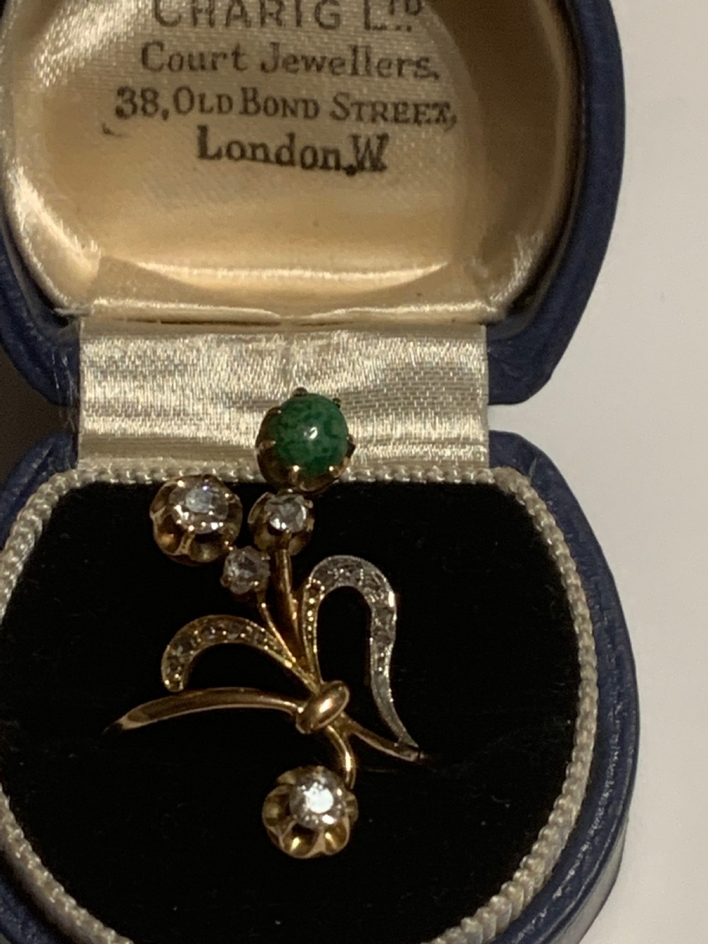 Antique Russian Diamond and Turquoise Belle Époque Ring View VII