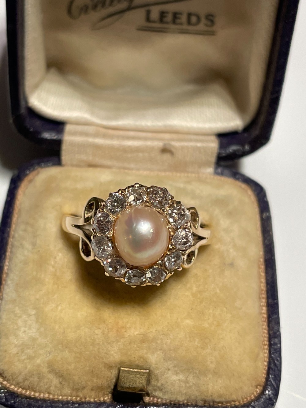 Victorian Old European Cut Diamond Five Stone Ring View V