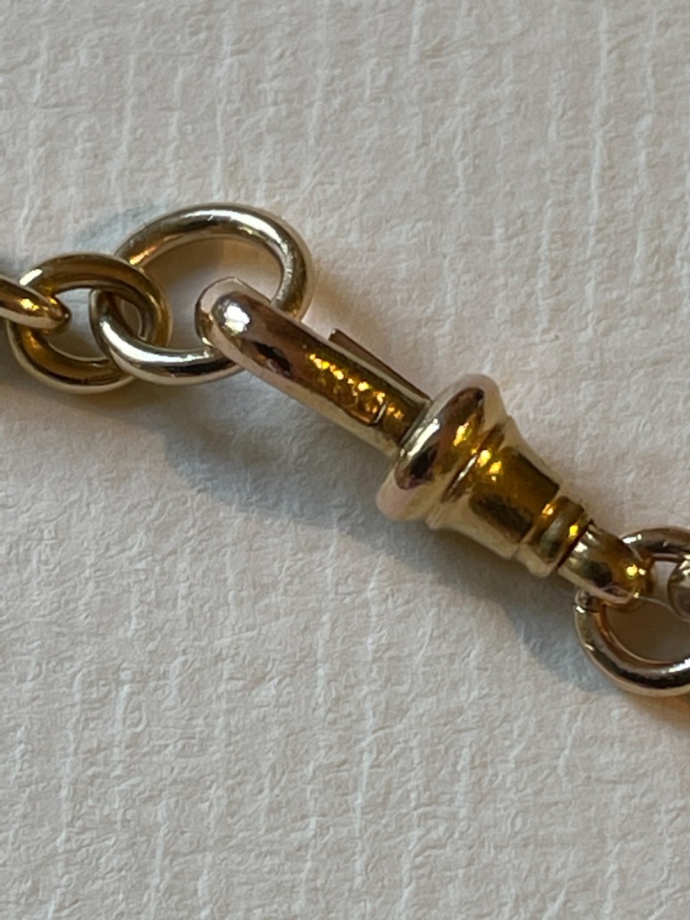 15ct Gold Edwardian Watch Chain View VIII