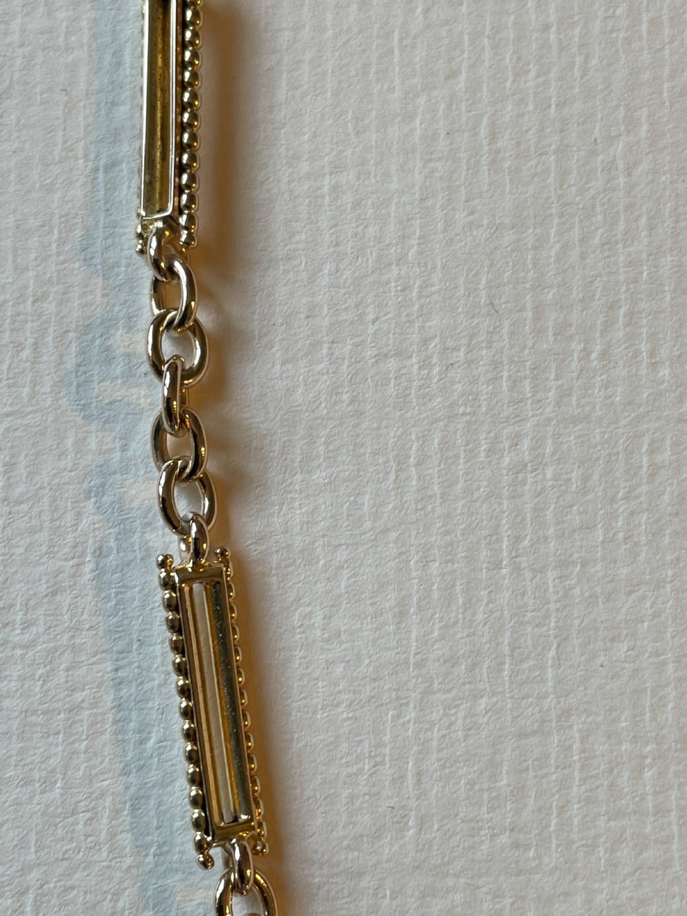 15ct Gold Edwardian Watch Chain View IX