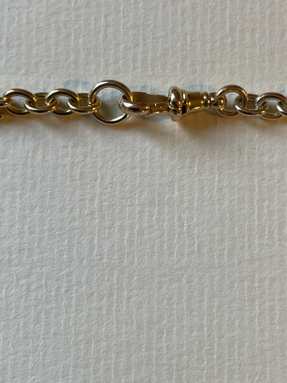 15ct Gold Edwardian Watch Chain View X