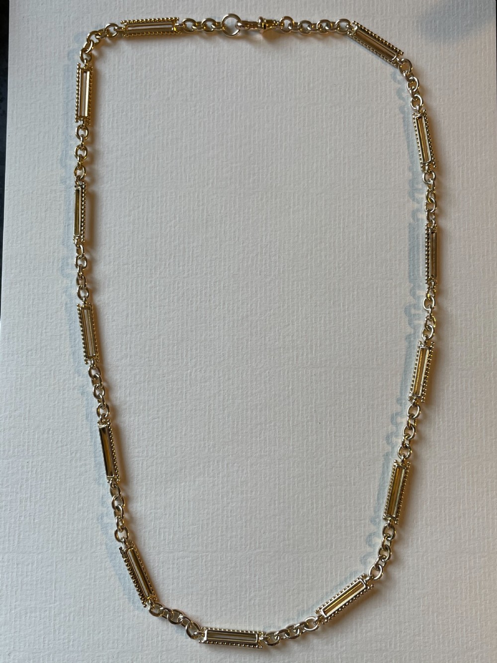 15ct Gold Edwardian Watch Chain View XIII