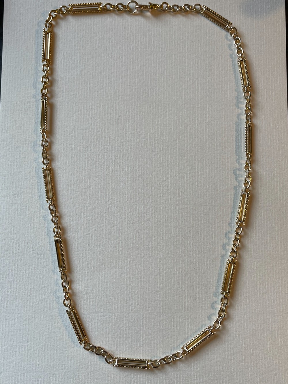 15ct Gold Edwardian Watch Chain View XIV