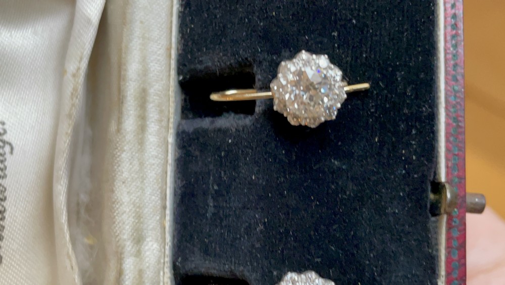 2.5ct Victorian Antique Old Cut Diamond Earrings View IX