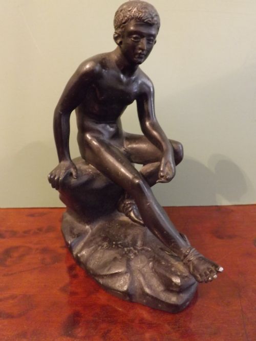 C19th 'Grand Tour' Souvenir Bronze Figure "Mercury "