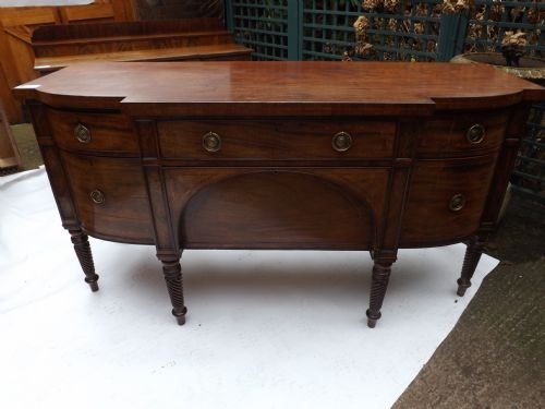 C19th Regency Period Mahogany Sideboard.
