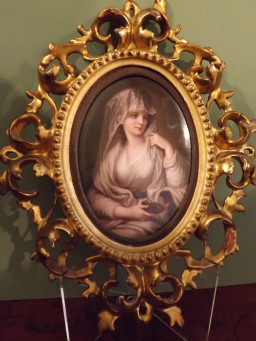 C19th Continental Porcelain Plaque.