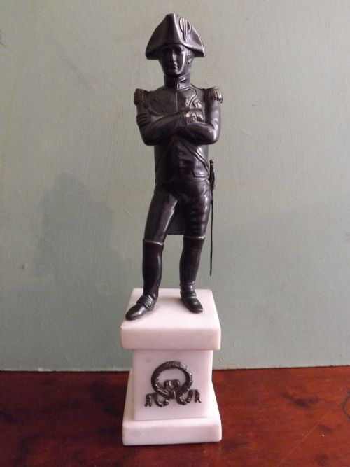 C19th Bronze Statuette of the Emperor Napoleon Bonaparte.