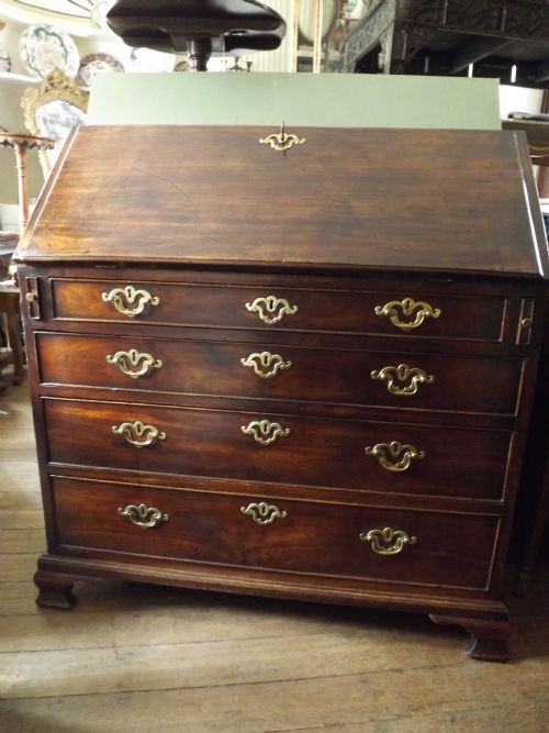 C18th George II Period Mahogany Bureau