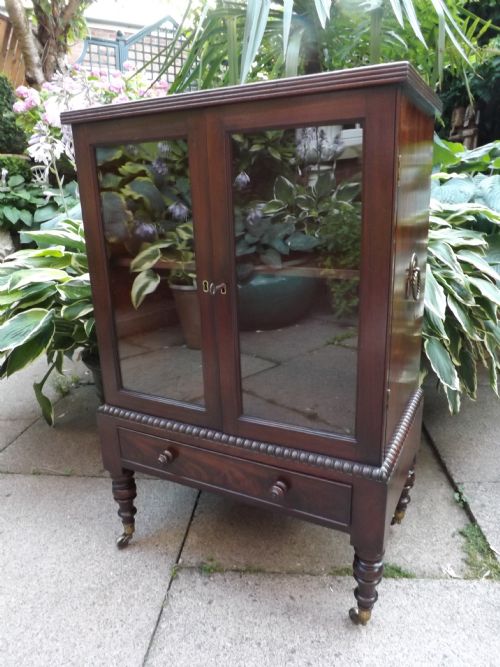 C19th Regency Period Mahogany Dwarf Cabinet