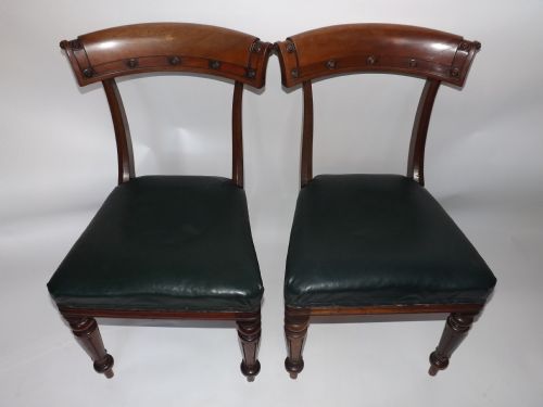 Set of 6 Mid C19th Period Mahogany Dining Chairs.