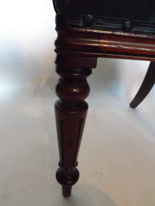 fig 2. Set of 6 mid C19th period mahogany dining chairs.