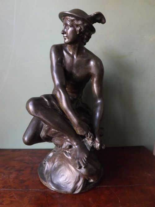 fig 1. C19th French bronze statue of