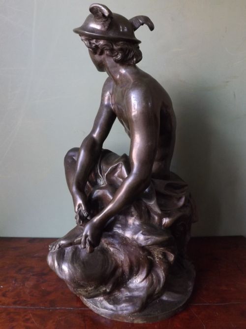 fig 2. C19th French bronze statue of