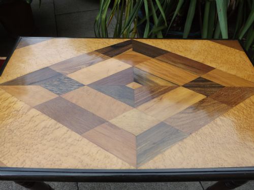 FINE EARLY C19TH REGENCY PERIOD LADIES 'WORKTABLE' INLAID WITH SPECIMEN WOOD VENEERS - ADDITIONAL PHOTO 14