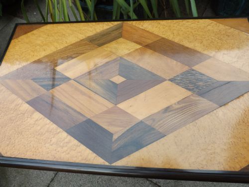 FINE EARLY C19TH REGENCY PERIOD LADIES 'WORKTABLE' INLAID WITH SPECIMEN WOOD VENEERS - ADDITIONAL PHOTO 5