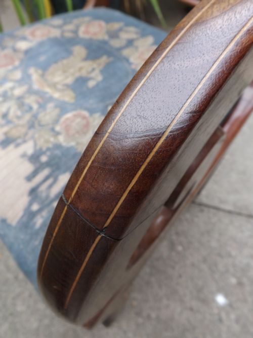 EARLY C19TH REGENCY PERIOD MAHOGANY ARMCHAIR - ADDITIONAL PHOTO 7