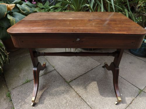 C19th Regency Period Mahogany 'Metamorphic' Writing Table.