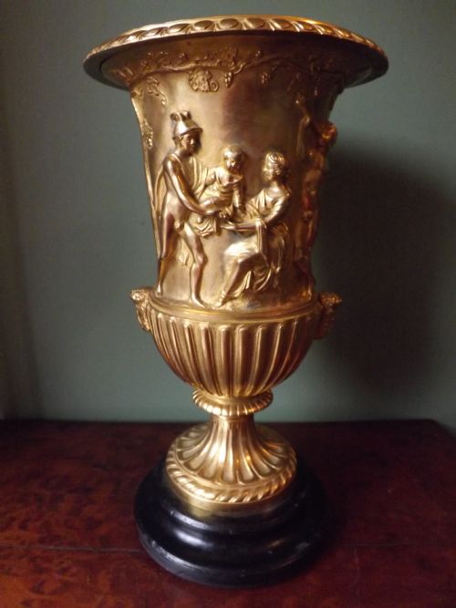 fig 2. Late C19th French ormolu bronze copy of the Classical Ancient Greek