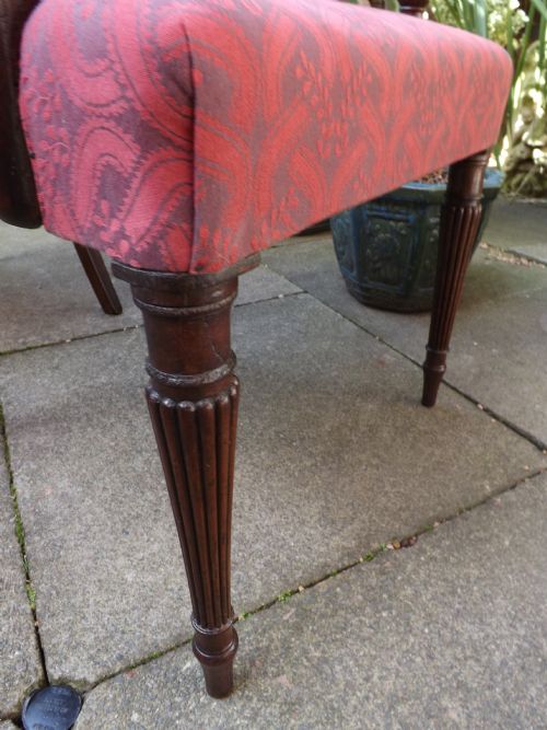 PAIR OF LATE C18TH EARLY C19TH GEORGE III PERIOD MAHOGANY ARMCHAIRS - ADDITIONAL PHOTO 11