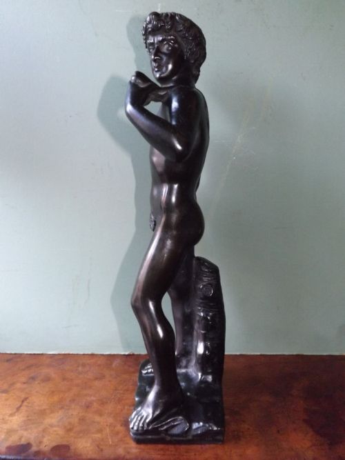 fig 1. Late C19th Italian 'Grand Tour' souvenir bronze statue of