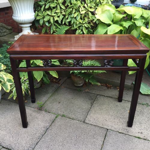 Late C19th Chinese Qing Dynasty Hardwood Altar/serving or Centre Table.