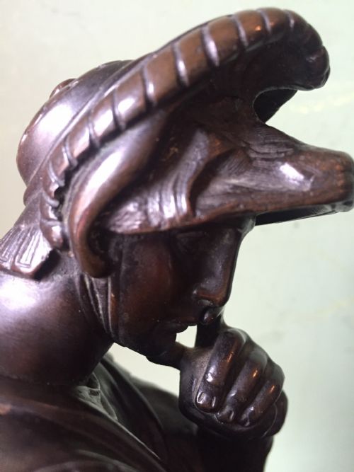 C19TH ITALIAN BRONZE 'GRAND TOUR' SOUVENIR STATUE OF LORENZO DE MEDICI - ADDITIONAL PHOTO 11
