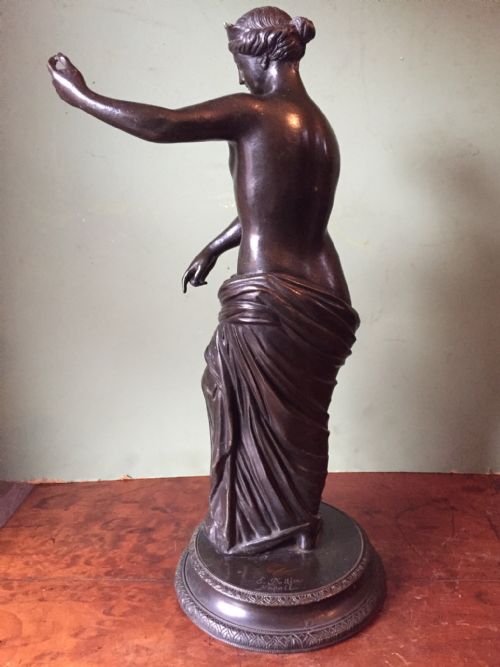 fig 1. Late C19th 'Grand Tour' souvenir bronze statue after the antique