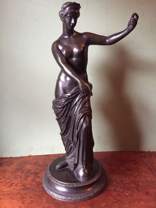 fig 3. Late C19th 'Grand Tour' souvenir bronze statue after the antique