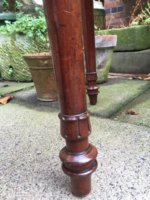 C19TH WILLIAM IV PERIOD MAHOGANY KNEEHOLE DRESSING OR WRITING TABLE - ADDITIONAL PHOTO 10