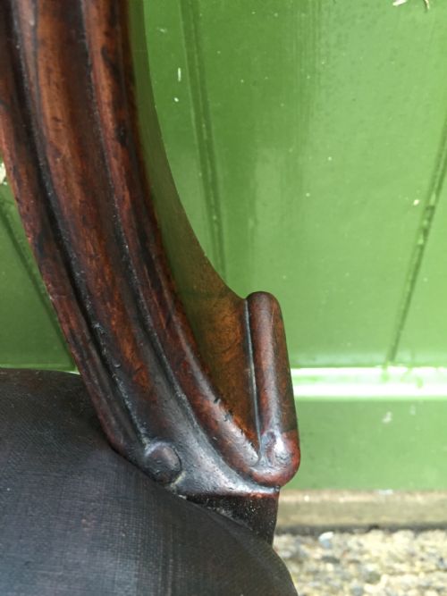 SET OF 6 C19TH WILLIAM IV PERIOD CARVED ROSEWOOD DINING CHAIRS - ADDITIONAL PHOTO 8
