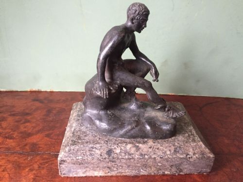 fig 1. Late C19th Italian miniature bronze 'Grand Tour' souvenir , after the antique,
