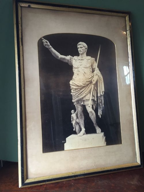 fig 1. Early C20th framed black and white photograph of  'Grand Tour' interest , 