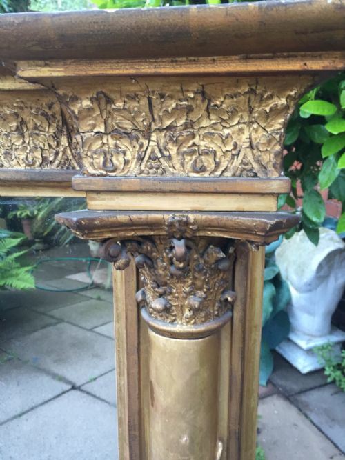 fig 2. Early C19th Regency gilt-wood classical design overmantel mirror of good large scale and proportion.