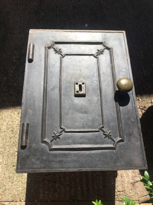Late C18th/early C19th George III Period Cast-iron Strong-box.