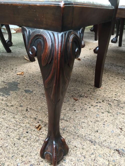 SET OF 10 MIDC19TH CARVED MAHOGANY DINING CHAIRS IN THE CHIPPENDALE STYLE - ADDITIONAL PHOTO 11