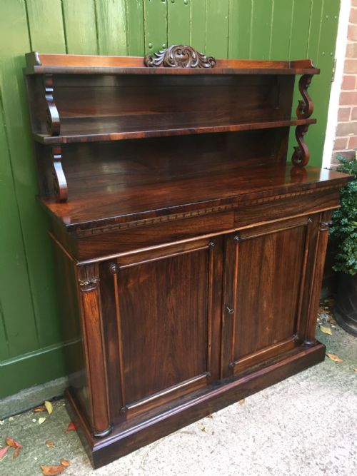 C19th William IV Period Rosewood Chiffonier /Sideboard.