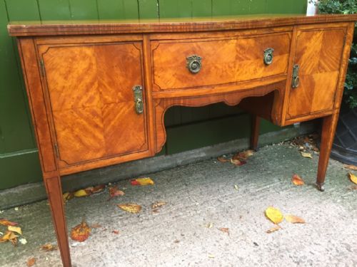 LATE C19TH EARLY C20TH EDWARDIAN PERIOD SATINWOOD VENEERED KNEEHOLE DRESSING TABLE - ADDITIONAL PHOTO 4