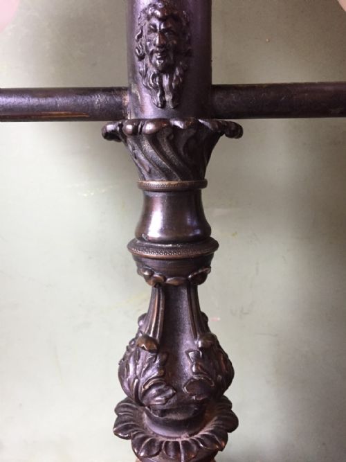 fig 2. Early C19th George IV period bronze and gilt-bronze twin-branch colza lamp.