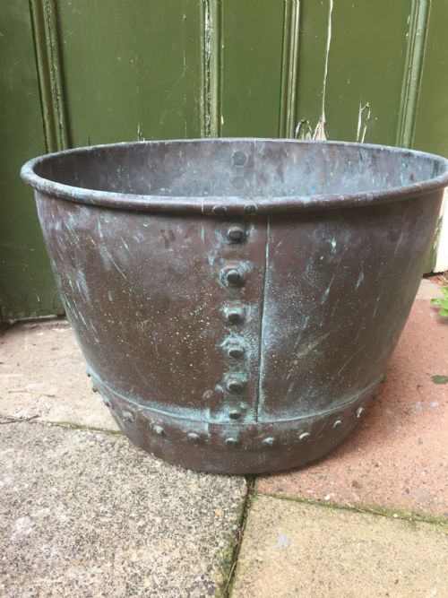 Late C19th/early C20th Verdigris Copper "Copper" or Vat .