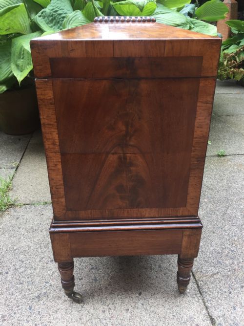 FINE QUALITY EARLY C19TH REGENCY PERIOD MAHOGANY CELLARETTE - ADDITIONAL PHOTO 5