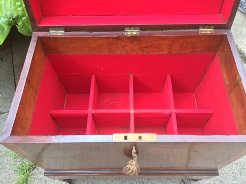 FINE QUALITY EARLY C19TH REGENCY PERIOD MAHOGANY CELLARETTE - ADDITIONAL PHOTO 8