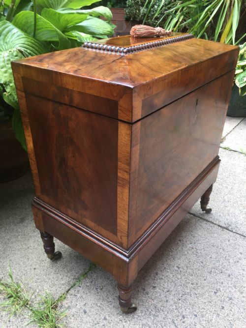 FINE QUALITY EARLY C19TH REGENCY PERIOD MAHOGANY CELLARETTE - ADDITIONAL PHOTO 13