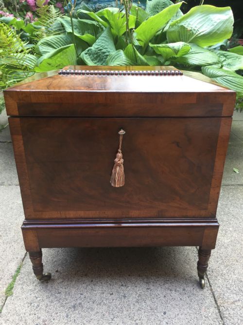 FINE QUALITY EARLY C19TH REGENCY PERIOD MAHOGANY CELLARETTE - ADDITIONAL PHOTO 20