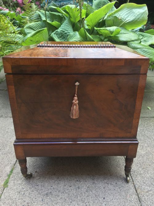 FINE QUALITY EARLY C19TH REGENCY PERIOD MAHOGANY CELLARETTE - ADDITIONAL PHOTO 21