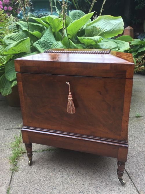 FINE QUALITY EARLY C19TH REGENCY PERIOD MAHOGANY CELLARETTE - ADDITIONAL PHOTO 22