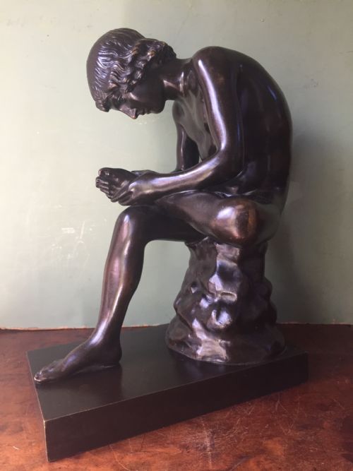 fig 1. C19th French bronze 'Grand Tour' souvenir sculpture, after the antique, of