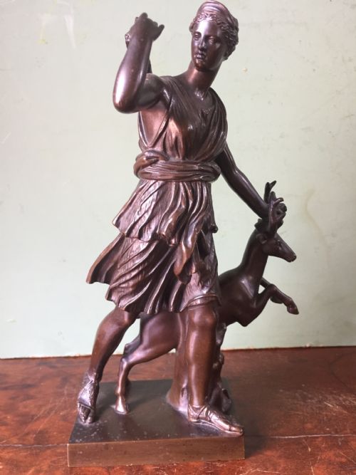 fig 1. C19th French bronze 'Grand Tour' souvenir statue after the antique,