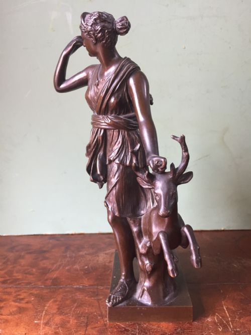 fig 3. C19th French bronze 'Grand Tour' souvenir statue after the antique,