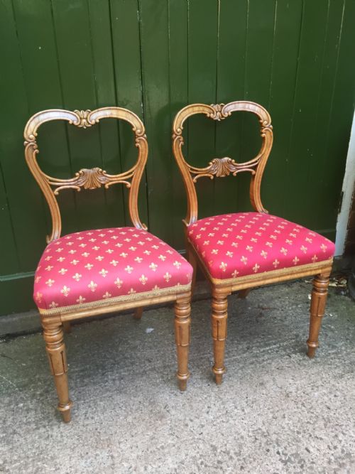 PAIR OF EARLY C19TH WILLIAM IV PERIOD MAPLE BEDROOM OR OCCASIONAL CHAIRS IN THE MANNER OF GILLOWS - ADDITIONAL PHOTO 2
